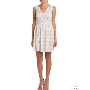 BCBG white lace dress